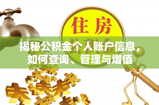 富平揭秘公积金个人账户信息，如何查询、管理与增值