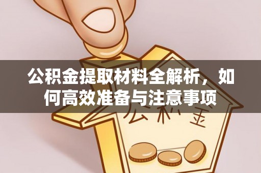 富平公积金提取材料全解析，如何高效准备与注意事项